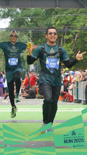 Race photo from Mangkunegaran Run 2025
