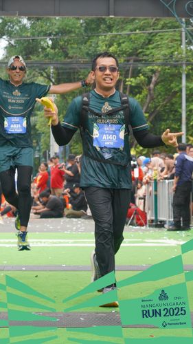 Race photo from Mangkunegaran Run 2025