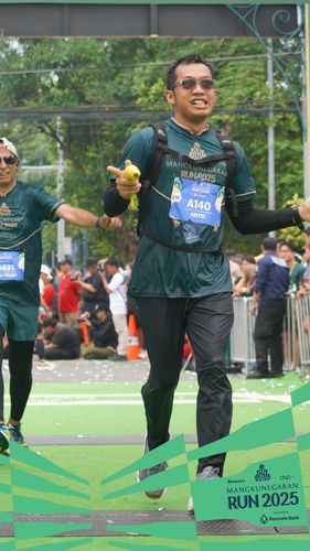 Race photo from Mangkunegaran Run 2025