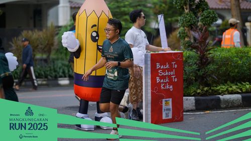 Race photo from Mangkunegaran Run 2025