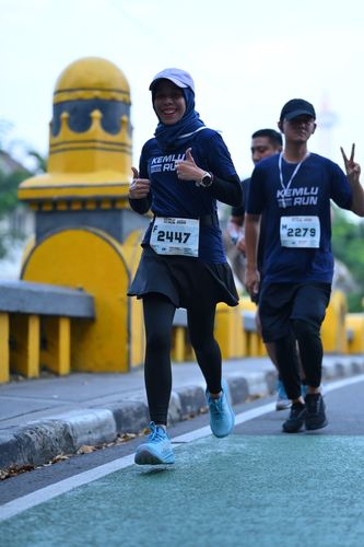 Race photo from KEMLU RUN 2025
