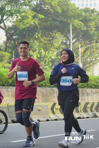 Race photo from Nu Skin Run 10K