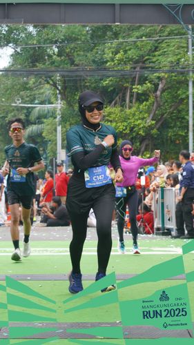 Race photo from Mangkunegaran Run 2025
