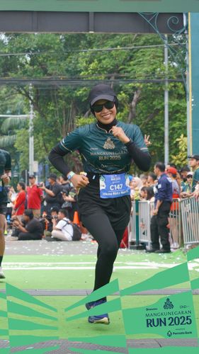 Race photo from Mangkunegaran Run 2025