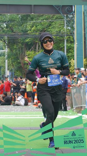 Race photo from Mangkunegaran Run 2025