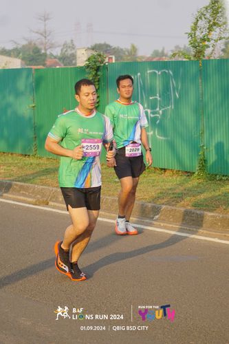 Race photo from BAF LIONS RUN 2024