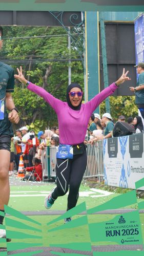 Race photo from Mangkunegaran Run 2025