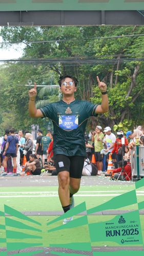 Race photo from Mangkunegaran Run 2025