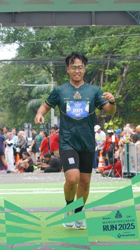 Race photo from Mangkunegaran Run 2025