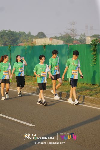 Race photo from BAF LIONS RUN 2024