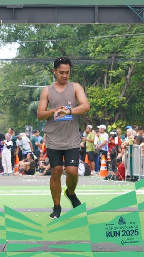 Race photo from Mangkunegaran Run 2025