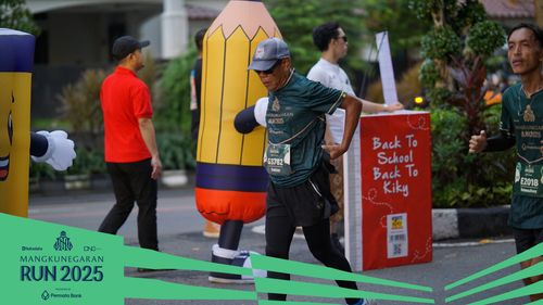 Race photo from Mangkunegaran Run 2025