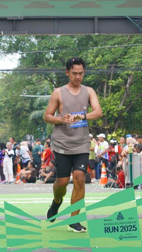 Race photo from Mangkunegaran Run 2025