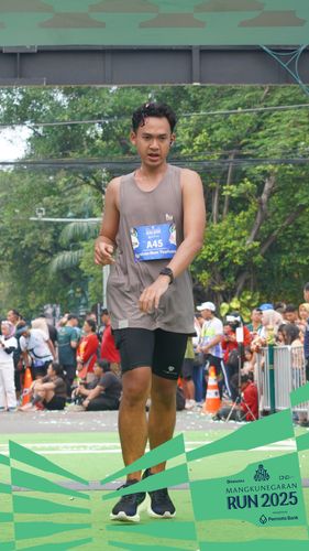 Race photo from Mangkunegaran Run 2025
