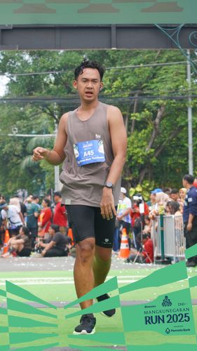 Race photo from Mangkunegaran Run 2025