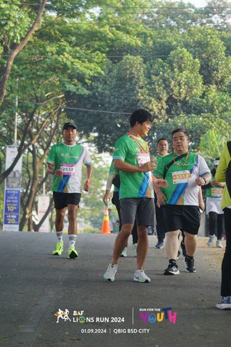 Race photo from BAF LIONS RUN 2024