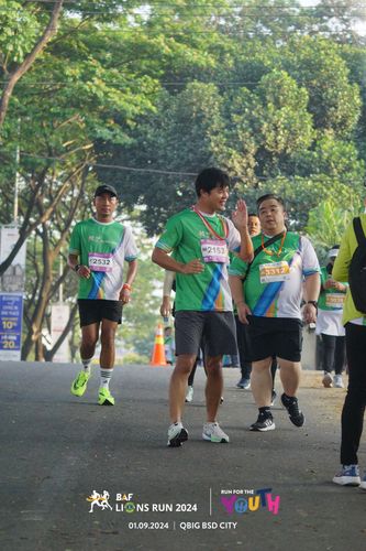 Race photo from BAF LIONS RUN 2024