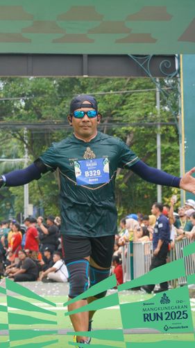 Race photo from Mangkunegaran Run 2025