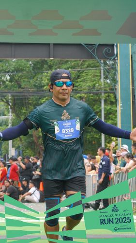 Race photo from Mangkunegaran Run 2025