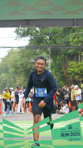 Race photo from Mangkunegaran Run 2025