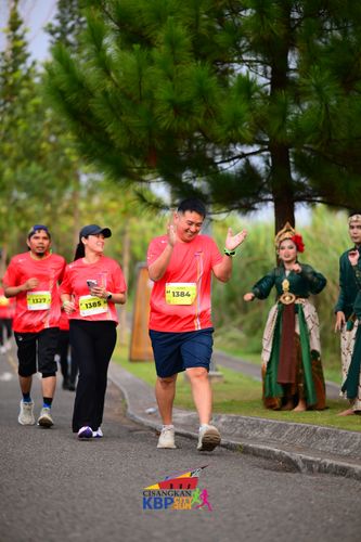 Race photo from CISANGKAN KBP CITY RUN 2025