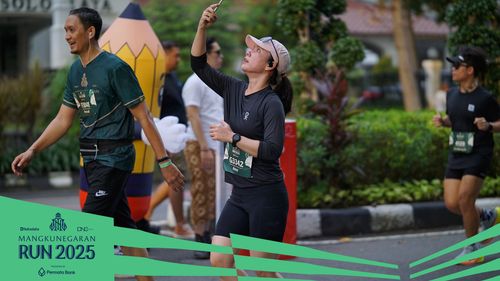 Race photo from Mangkunegaran Run 2025