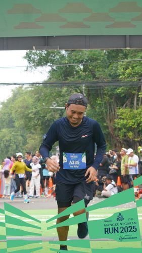 Race photo from Mangkunegaran Run 2025