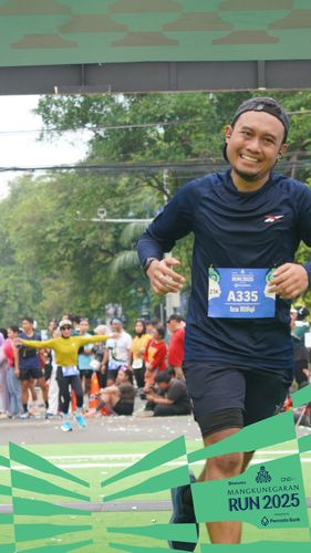 Race photo from Mangkunegaran Run 2025