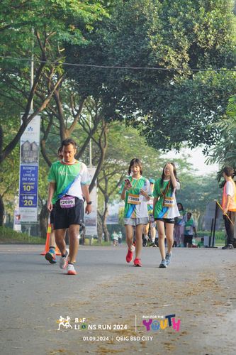 Race photo from BAF LIONS RUN 2024