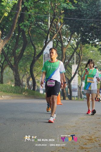 Race photo from BAF LIONS RUN 2024