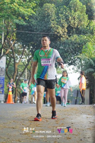 Race photo from BAF LIONS RUN 2024