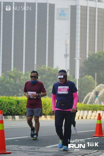 Race photo from Nu Skin Run 10K