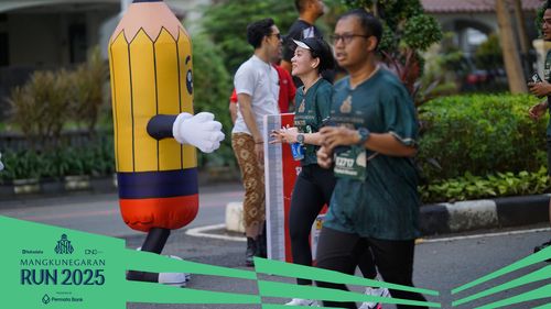 Race photo from Mangkunegaran Run 2025