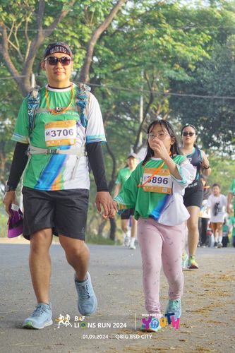 Race photo from BAF LIONS RUN 2024