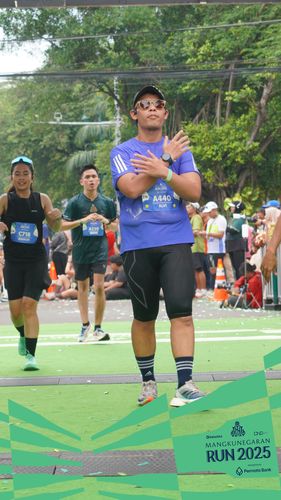 Race photo from Mangkunegaran Run 2025