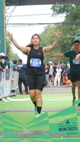 Race photo from Mangkunegaran Run 2025
