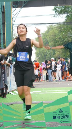 Race photo from Mangkunegaran Run 2025