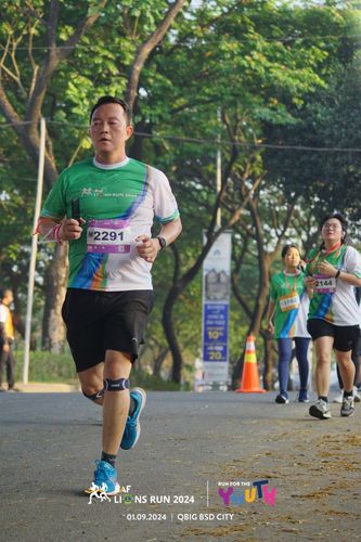 Race photo from BAF LIONS RUN 2024