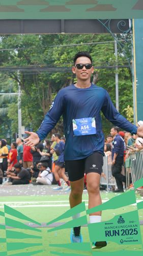 Race photo from Mangkunegaran Run 2025