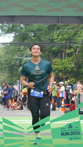Race photo from Mangkunegaran Run 2025