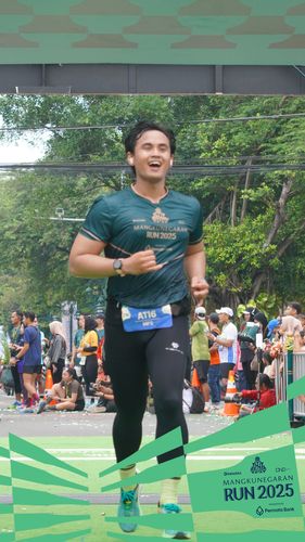 Race photo from Mangkunegaran Run 2025
