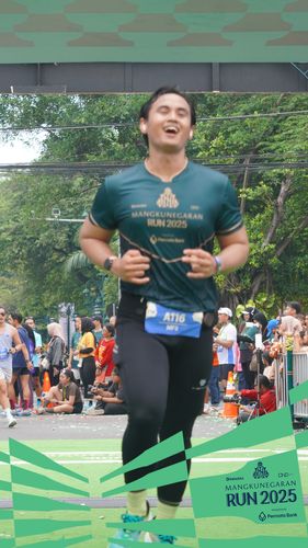 Race photo from Mangkunegaran Run 2025