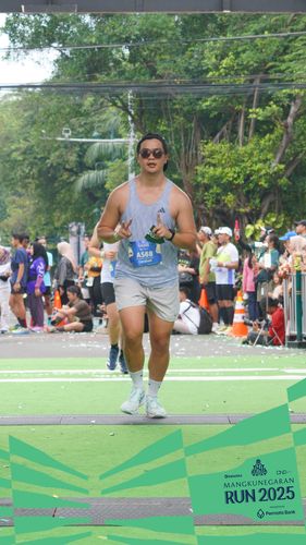 Race photo from Mangkunegaran Run 2025