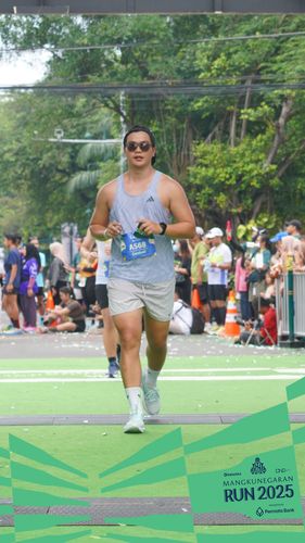Race photo from Mangkunegaran Run 2025