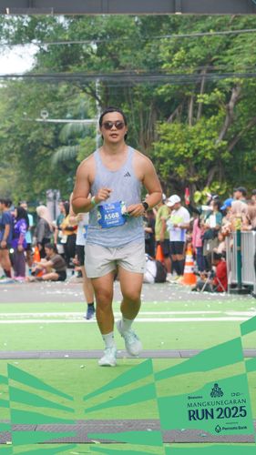 Race photo from Mangkunegaran Run 2025