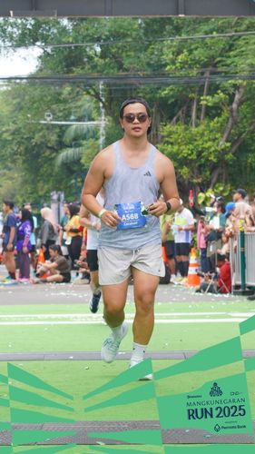 Race photo from Mangkunegaran Run 2025