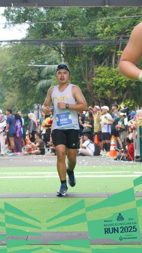 Race photo from Mangkunegaran Run 2025