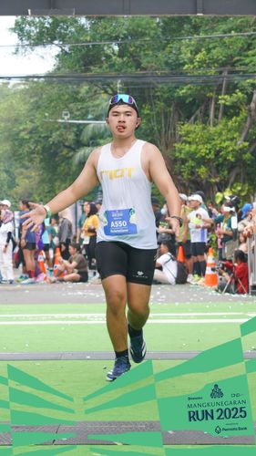 Race photo from Mangkunegaran Run 2025