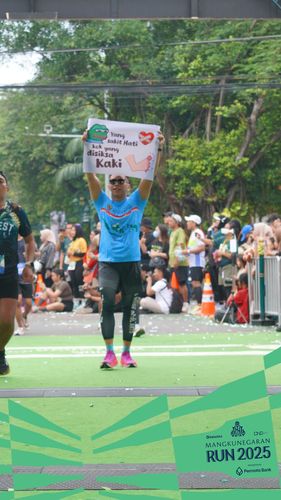 Race photo from Mangkunegaran Run 2025