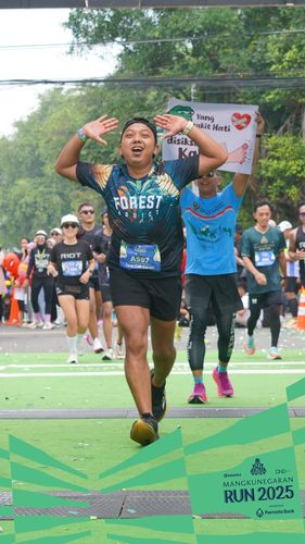 Race photo from Mangkunegaran Run 2025